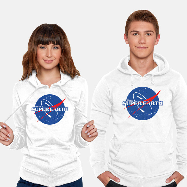 Glory For Super Earth-Unisex-Pullover-Sweatshirt-rocketman_art