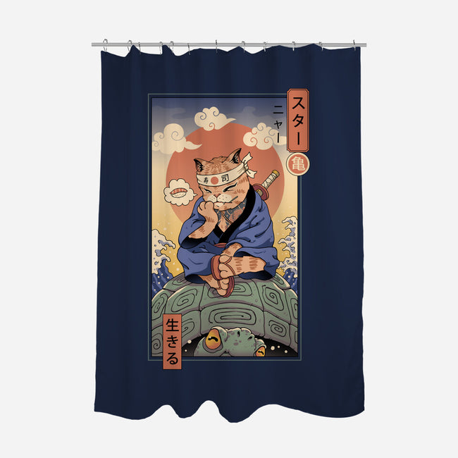 Kame Meowster-None-Polyester-Shower Curtain-vp021