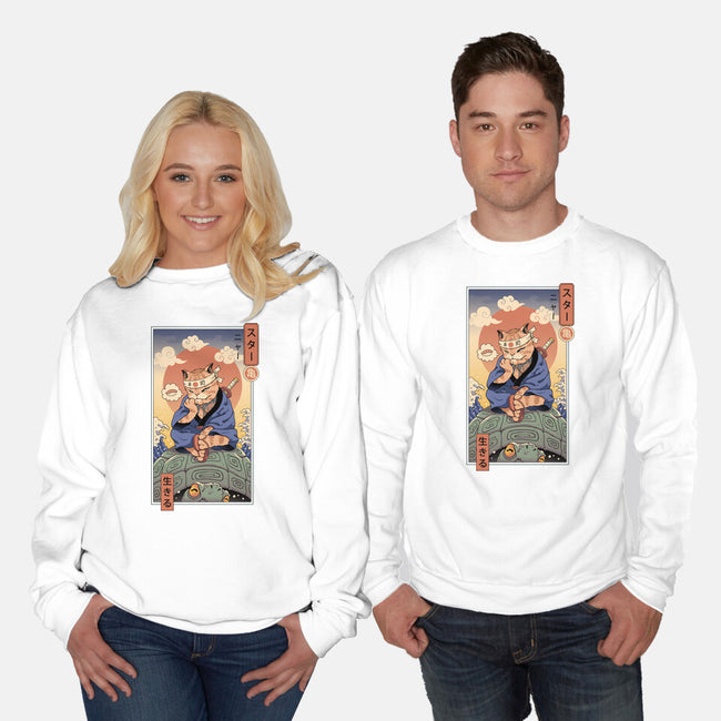 Kame Meowster-Unisex-Crew Neck-Sweatshirt-vp021