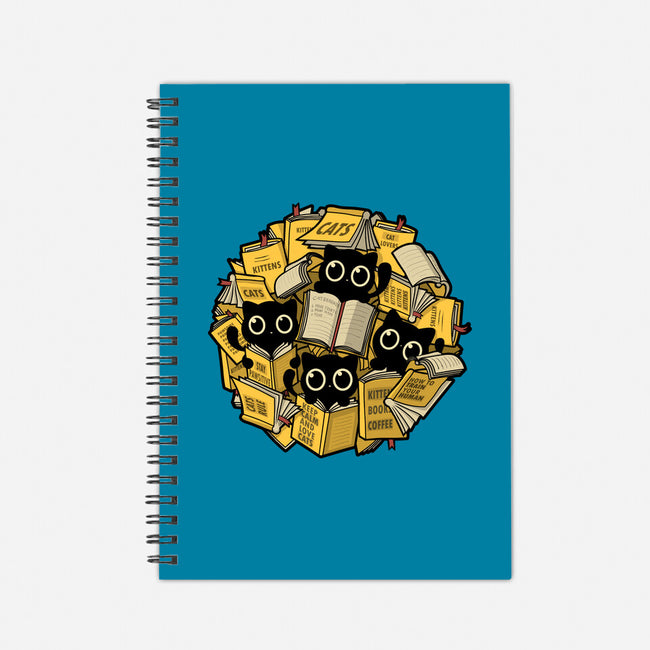 Books And Kittens-None-Dot Grid-Notebook-erion_designs