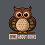 OWL About Books-None-Removable Cover-Throw Pillow-erion_designs