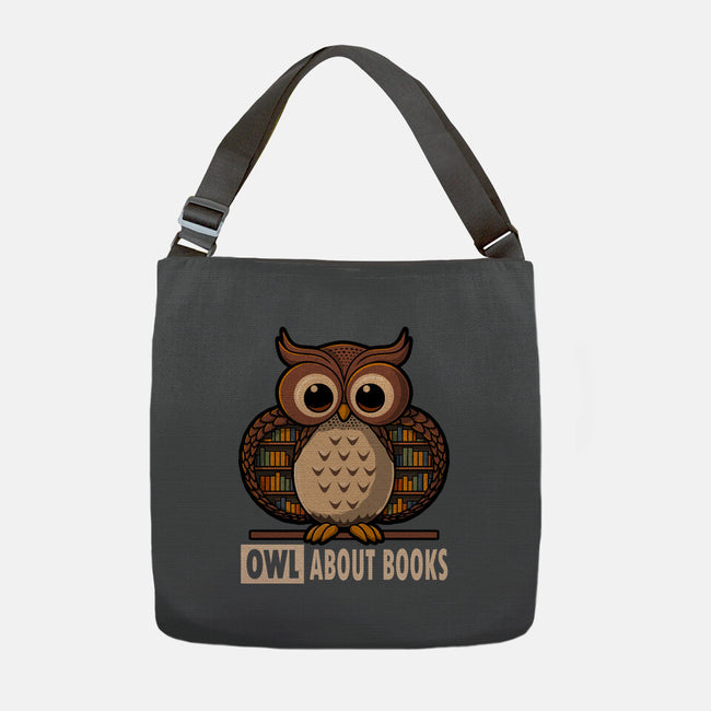 OWL About Books-None-Adjustable Tote-Bag-erion_designs