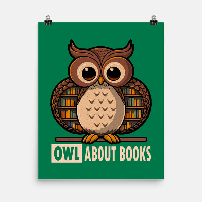 OWL About Books-None-Matte-Poster-erion_designs