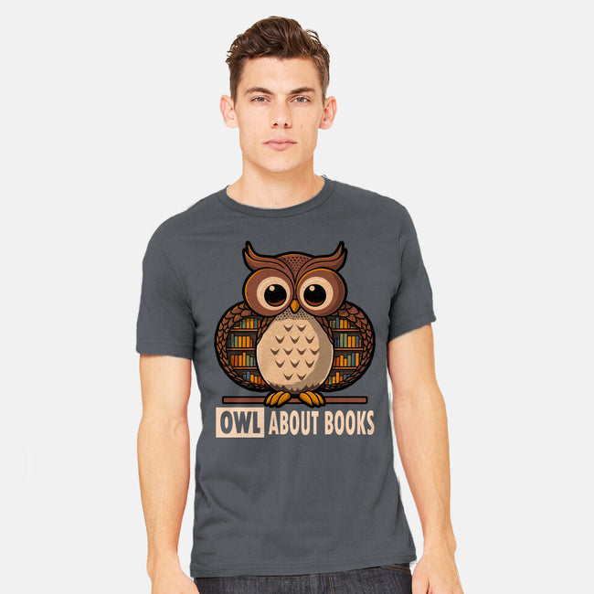 OWL About Books-Mens-Heavyweight-Tee-erion_designs