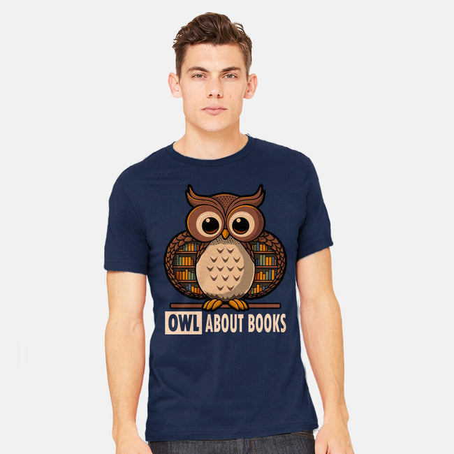 OWL About Books-Mens-Heavyweight-Tee-erion_designs