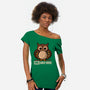 OWL About Books-Womens-Off Shoulder-Tee-erion_designs