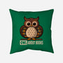 OWL About Books-None-Removable Cover-Throw Pillow-erion_designs
