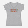 Constantly Anxious-Womens-V-Neck-Tee-eduely