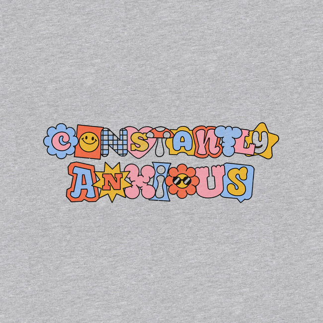 Constantly Anxious-Unisex-Crew Neck-Sweatshirt-eduely