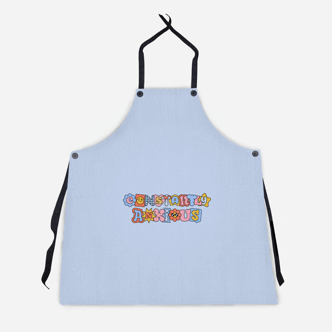 Constantly Anxious-Unisex-Kitchen-Apron-eduely