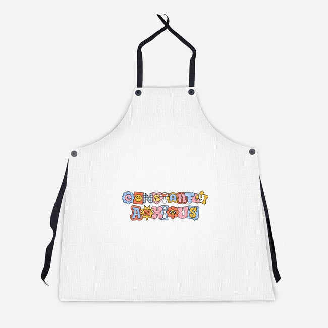 Constantly Anxious-Unisex-Kitchen-Apron-eduely