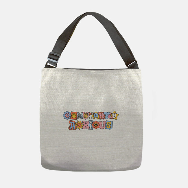 Constantly Anxious-None-Adjustable Tote-Bag-eduely