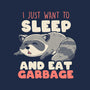 I Just Want To Sleep And Eat Garbage-Dog-Bandana-Pet Collar-koalastudio