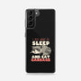 I Just Want To Sleep And Eat Garbage-Samsung-Snap-Phone Case-koalastudio