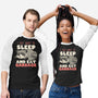 I Just Want To Sleep And Eat Garbage-Unisex-Baseball-Tee-koalastudio