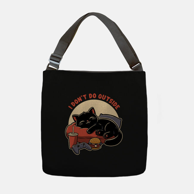 Lazy Gamer Cat-None-Adjustable Tote-Bag-Studio Mootant