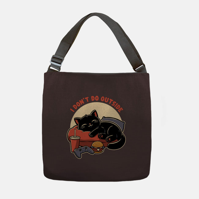 Lazy Gamer Cat-None-Adjustable Tote-Bag-Studio Mootant