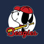 Comic Beagle Baseball-None-Fleece-Blanket-Studio Mootant