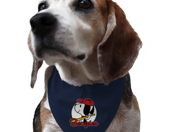 Comic Beagle Baseball