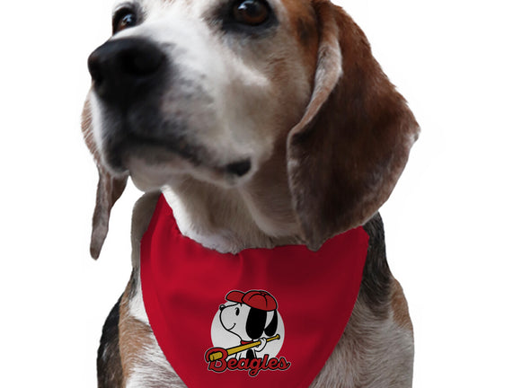 Comic Beagle Baseball