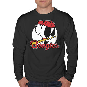 Comic Beagle Baseball