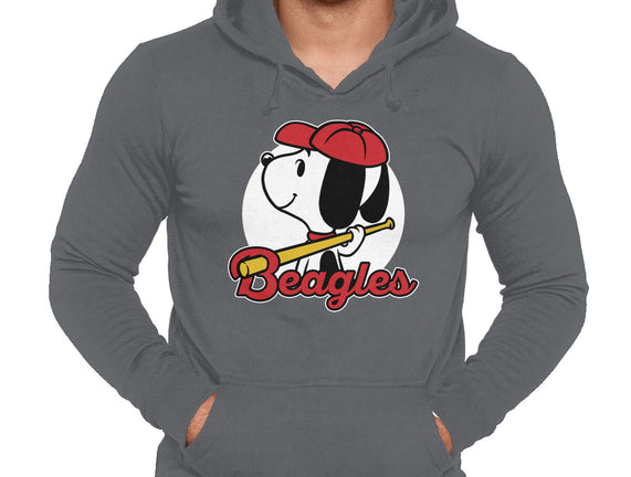 Comic Beagle Baseball