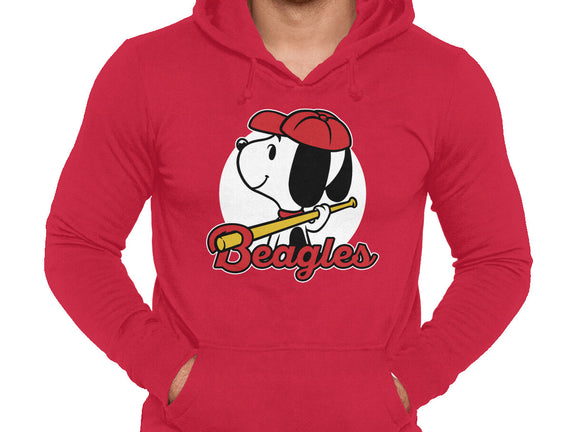 Comic Beagle Baseball