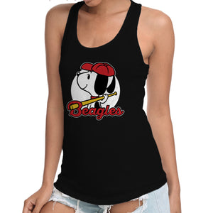 Comic Beagle Baseball