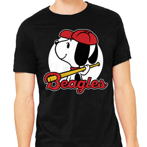 Comic Beagle Baseball