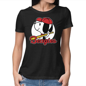 Comic Beagle Baseball