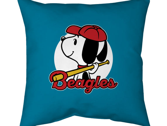 Comic Beagle Baseball