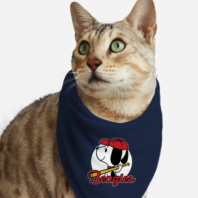 Comic Beagle Baseball-Cat-Bandana-Pet Collar-Studio Mootant