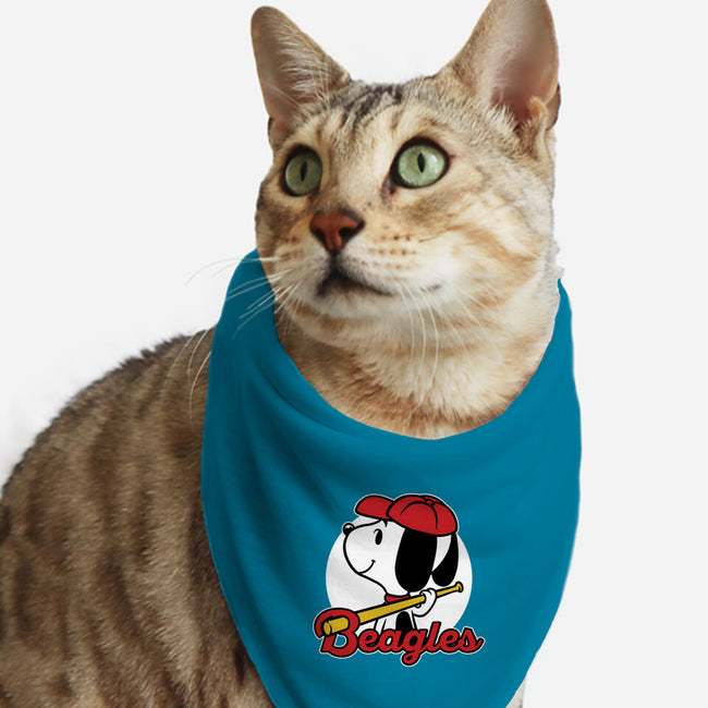 Comic Beagle Baseball-Cat-Bandana-Pet Collar-Studio Mootant