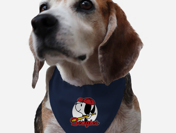 Comic Beagle Baseball