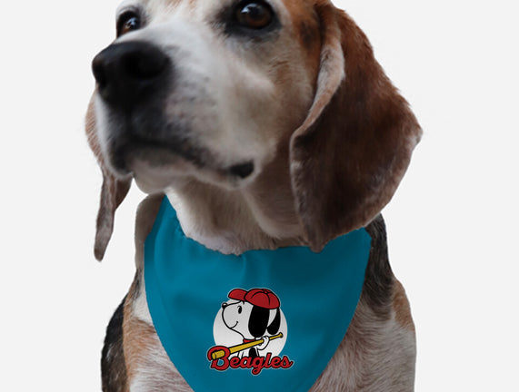 Comic Beagle Baseball