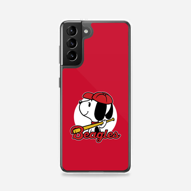 Comic Beagle Baseball-Samsung-Snap-Phone Case-Studio Mootant