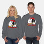 Comic Beagle Baseball-Unisex-Crew Neck-Sweatshirt-Studio Mootant