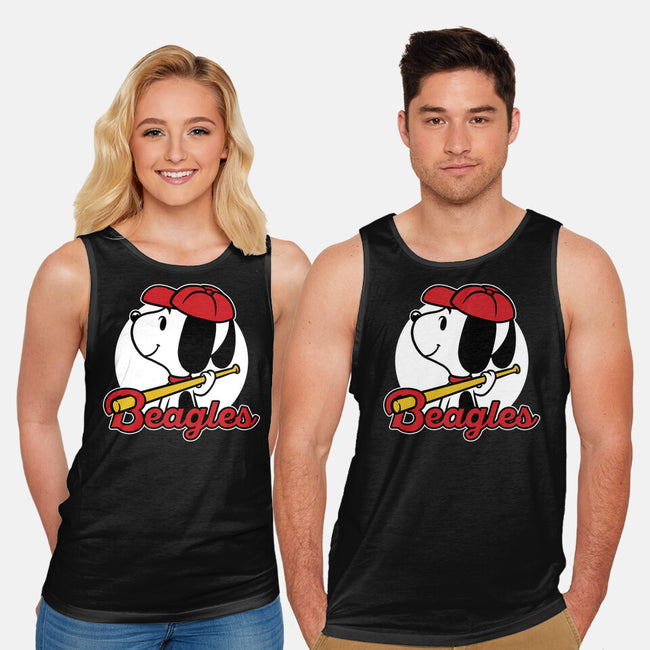 Comic Beagle Baseball-Unisex-Basic-Tank-Studio Mootant