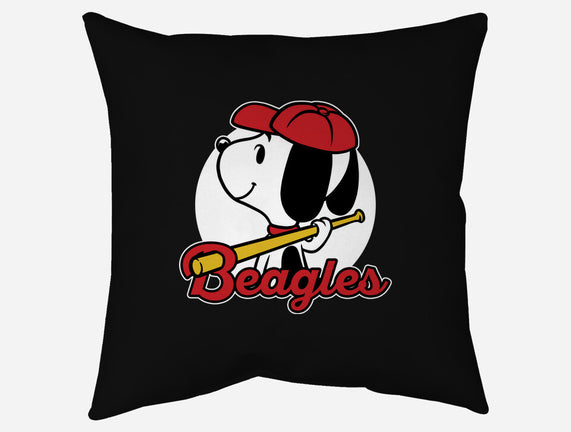 Comic Beagle Baseball