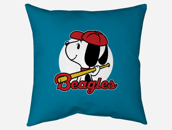 Comic Beagle Baseball