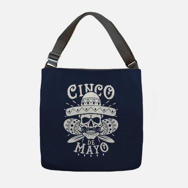 Cinco De Mayo Skull-None-Adjustable Tote-Bag-Boggs Nicolas