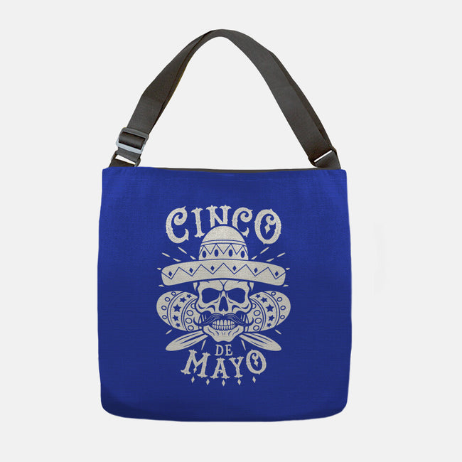 Cinco De Mayo Skull-None-Adjustable Tote-Bag-Boggs Nicolas