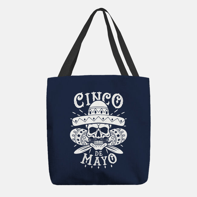Cinco De Mayo Skull-None-Basic Tote-Bag-Boggs Nicolas