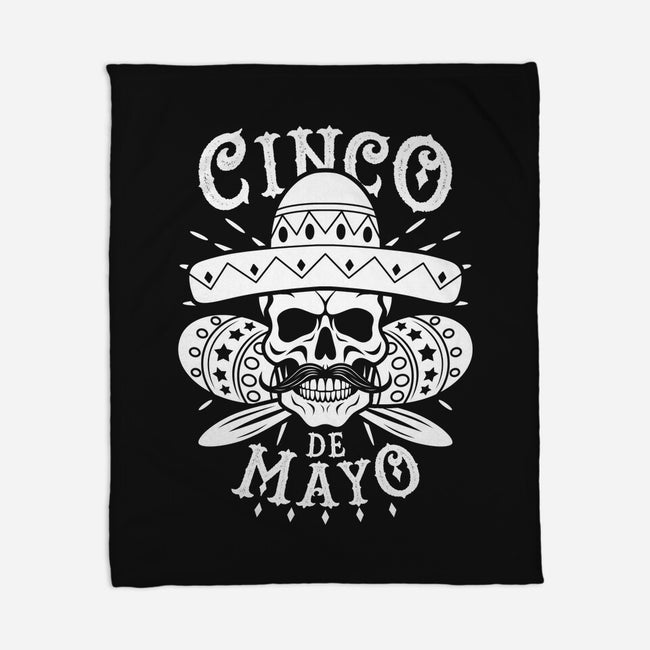 Cinco De Mayo Skull-None-Fleece-Blanket-Boggs Nicolas