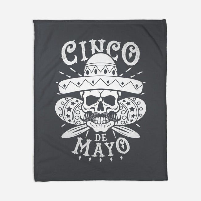 Cinco De Mayo Skull-None-Fleece-Blanket-Boggs Nicolas