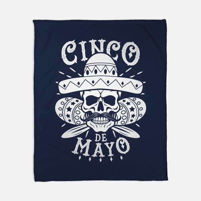 Cinco De Mayo Skull-None-Fleece-Blanket-Boggs Nicolas