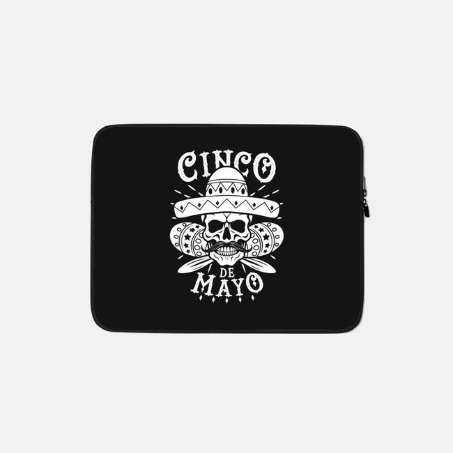 Cinco De Mayo Skull-None-Zippered-Laptop Sleeve-Boggs Nicolas
