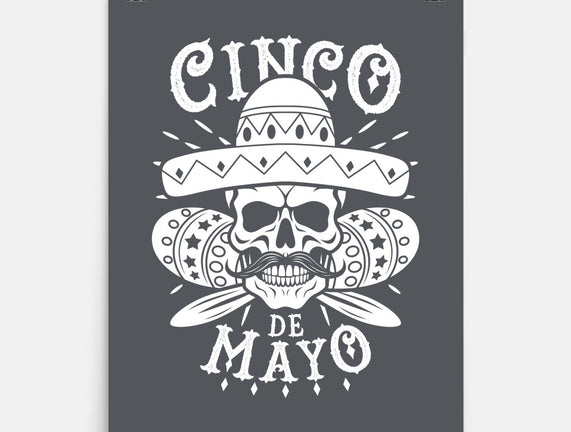 Cinco De Mayo Skull