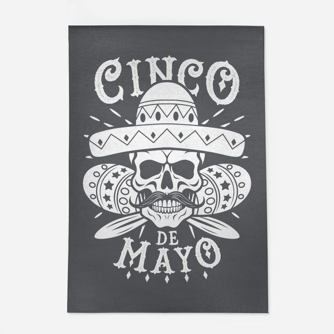Cinco De Mayo Skull-None-Indoor-Rug-Boggs Nicolas