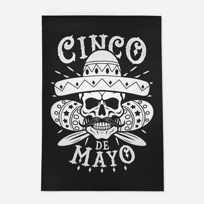 Cinco De Mayo Skull-None-Outdoor-Rug-Boggs Nicolas